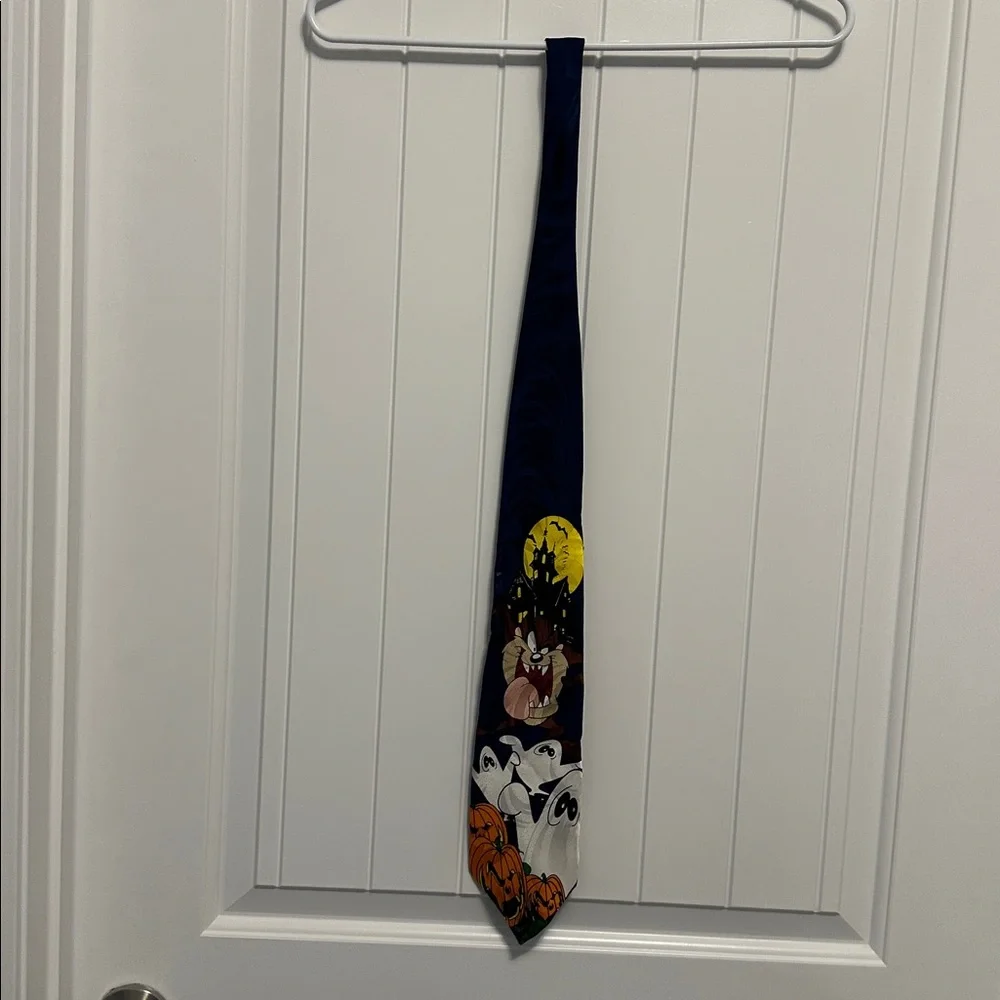 Warner Bros. Looney Tunes Blue Necktie Halloween Tasmanian devil